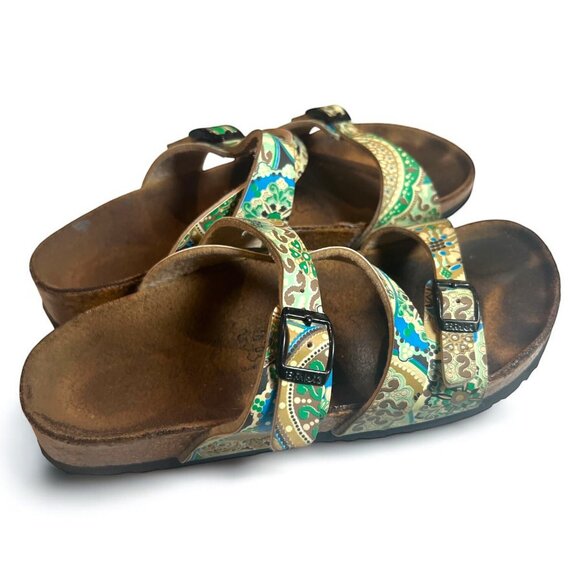 Birkis Birkenstock Floral paisley sandals 38 EUR 7-7.5 US - Picture 2 of 5
